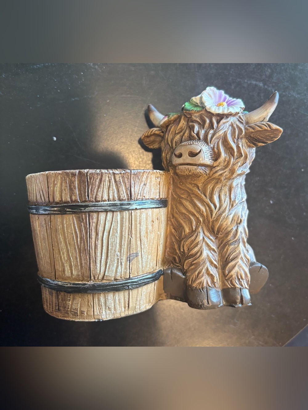 Hobby Lobby Highland Cow Plant Pot